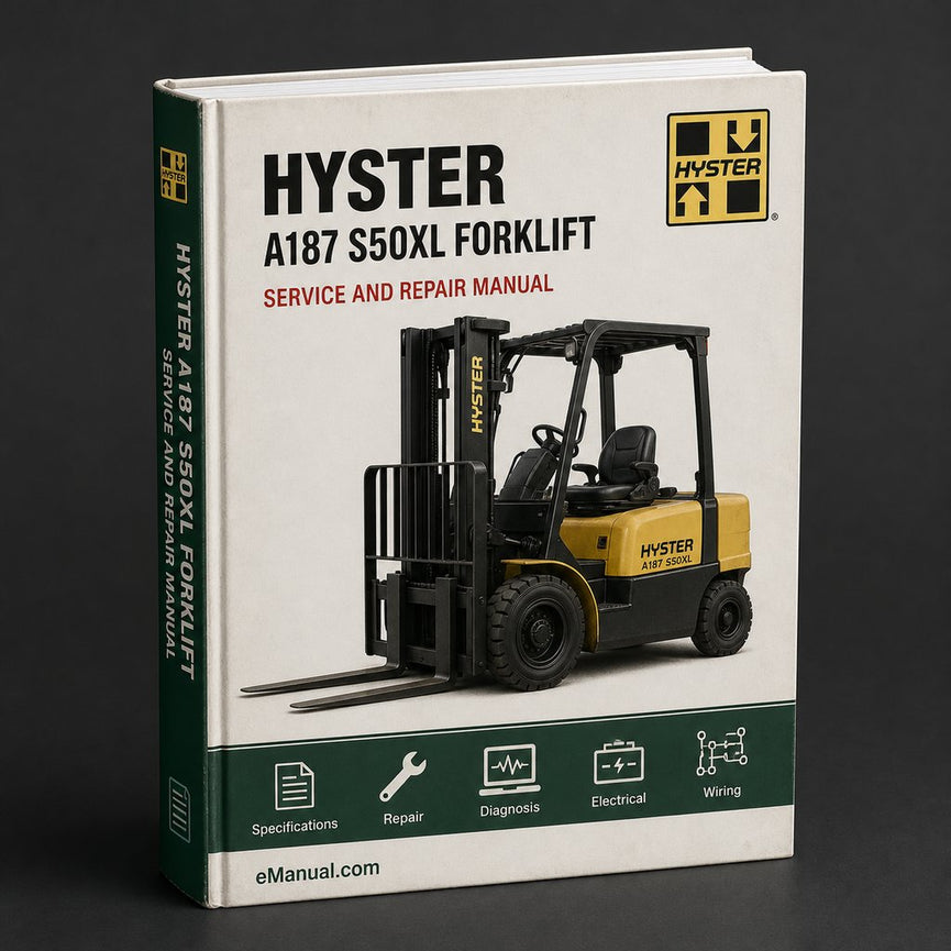 Hyster A187 (S50XL) Forklift Service Repair Manual