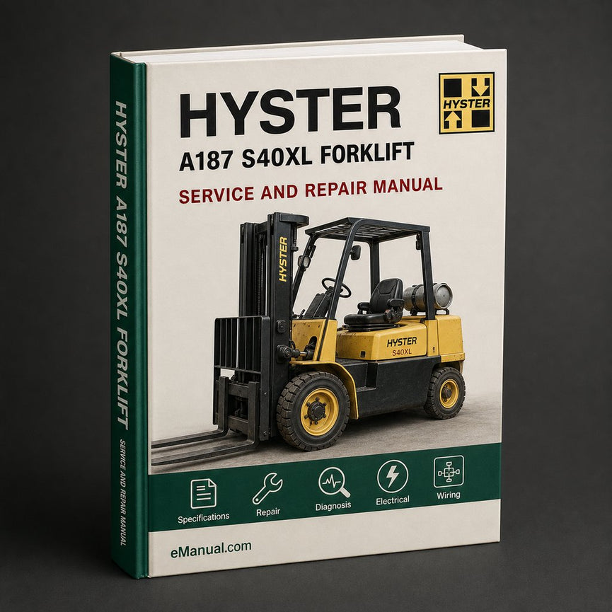 Hyster A187 (S40XL) Forklift Service Repair Manual
