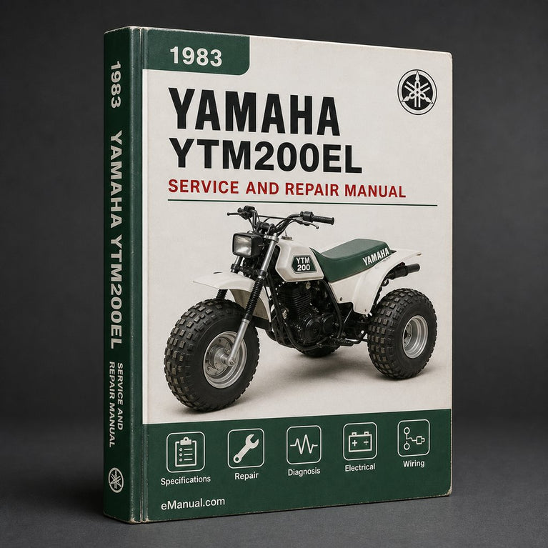 Yamaha YTM200EL 1983-1986 Workshop Service Repair Manual