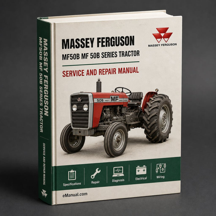 Massey Ferguson MF50B MF 50B Series Tractor Workshop Service Repair Manual