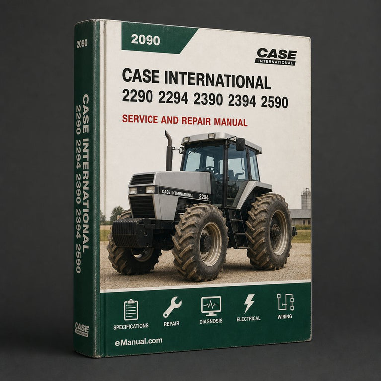 Case International 2090 2094 2290 2294 2390 2394 2590 2594 Tractor Complete Workshop Service Repair Manual
