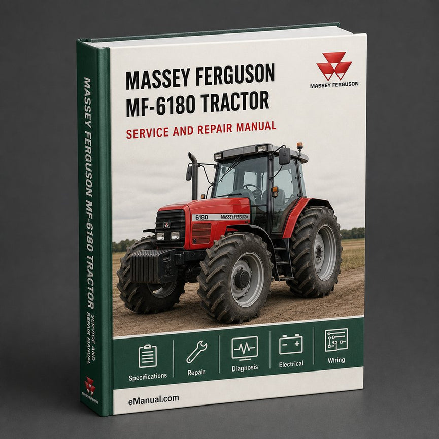 Massey Ferguson MF-6180 Tractor Workshop Service Manual