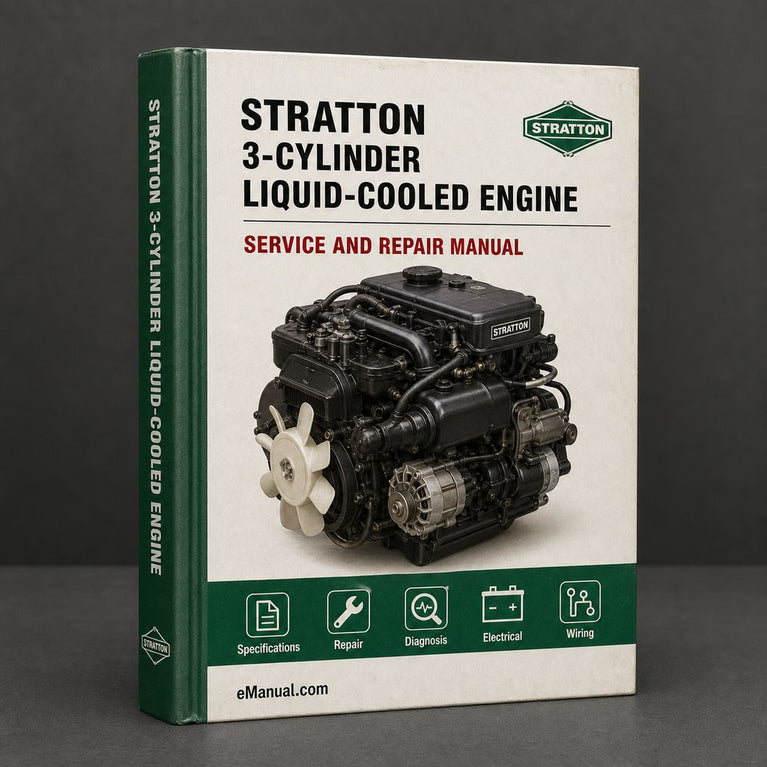 STRATTON 3-CYLINDER LIQUID-COOLED Engine Workshop Manual