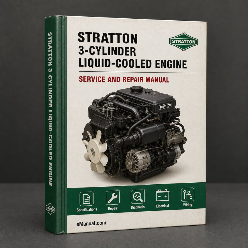 STRATTON 3-CYLINDER LIQUID-COOLED Engine Workshop Manual