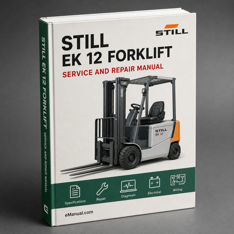 Still EK 12 N Forklift Service Repair Workshop Manual Download PDF