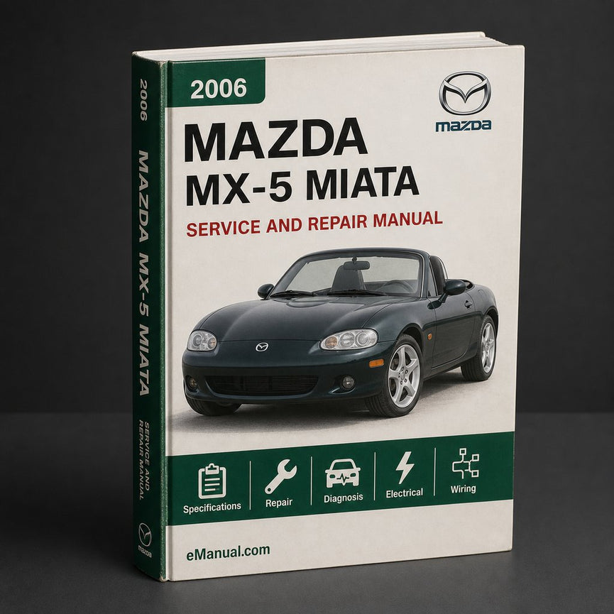 Mazda Mx-5 Miata 2006 2007 2008 2009 Workshop Service Manual