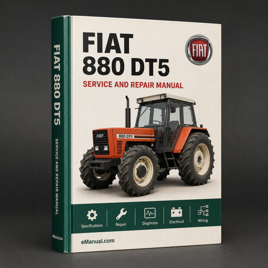 Fiat 880 DT5 Parts Catalog Manual