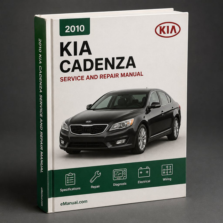 Kia Cadenza 2010 Service Repair Workshop Manual