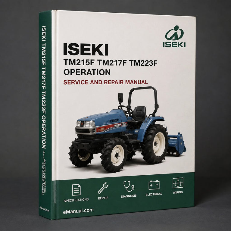 Iseki TM215F TM217F TM223F operation Manual