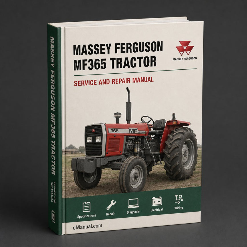 Massey Ferguson MF365 Tractor Workshop Service Repair Manual