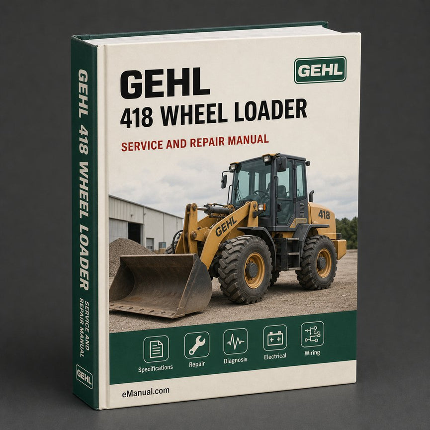Gehl 418 Wheel Loader Parts Manual Download PDF