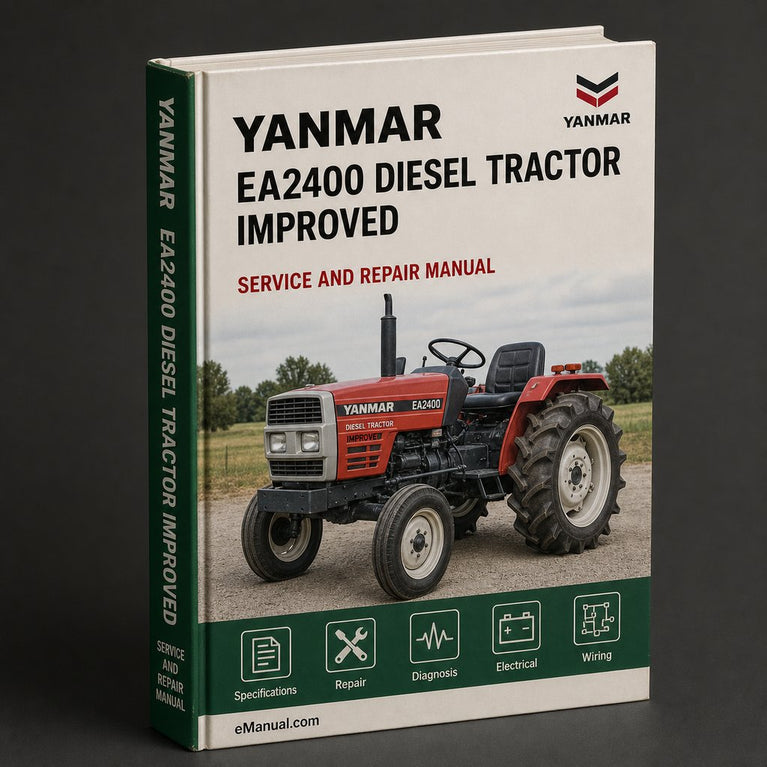 Yanmar EA2400 Diesel Tractor Factory Service Repair Manual - Improved - Download PDF