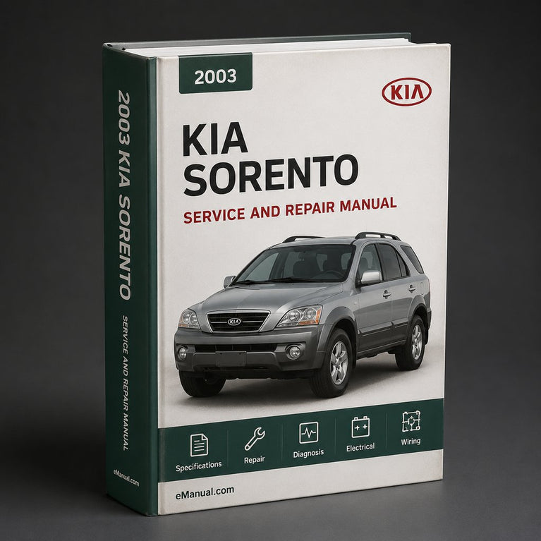 Kia Sorento 2003-2006 Workshop Repair Service Manual