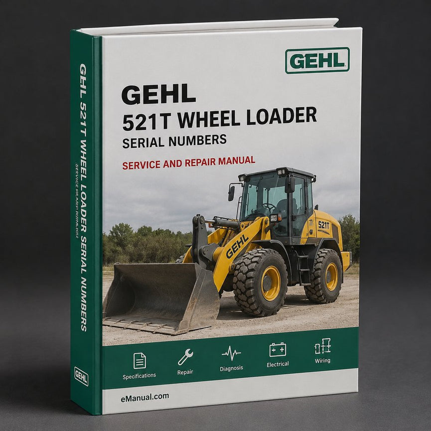 Gehl 521T Wheel Loader Parts Manual Download (Serial Numbers 312000079 to 3120100041) PDF