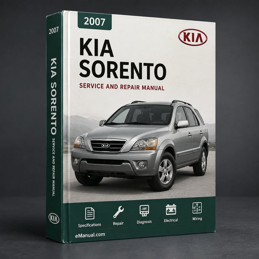 Kia Sorento 2007 Workshop Repair Service Manual