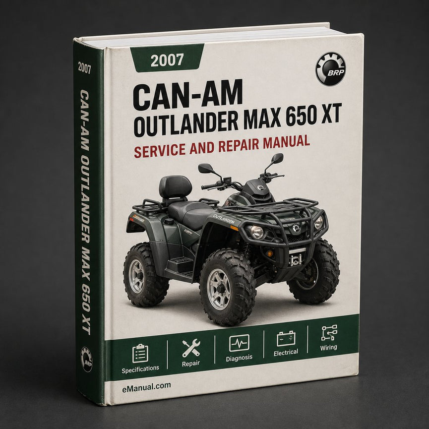 Can-Am Outlander Max 650 XT 2007-2010 Repair Service Manual