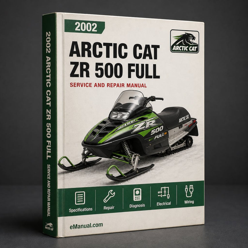2002 Arctic CAT ZR 500 Full Service Repair Manual