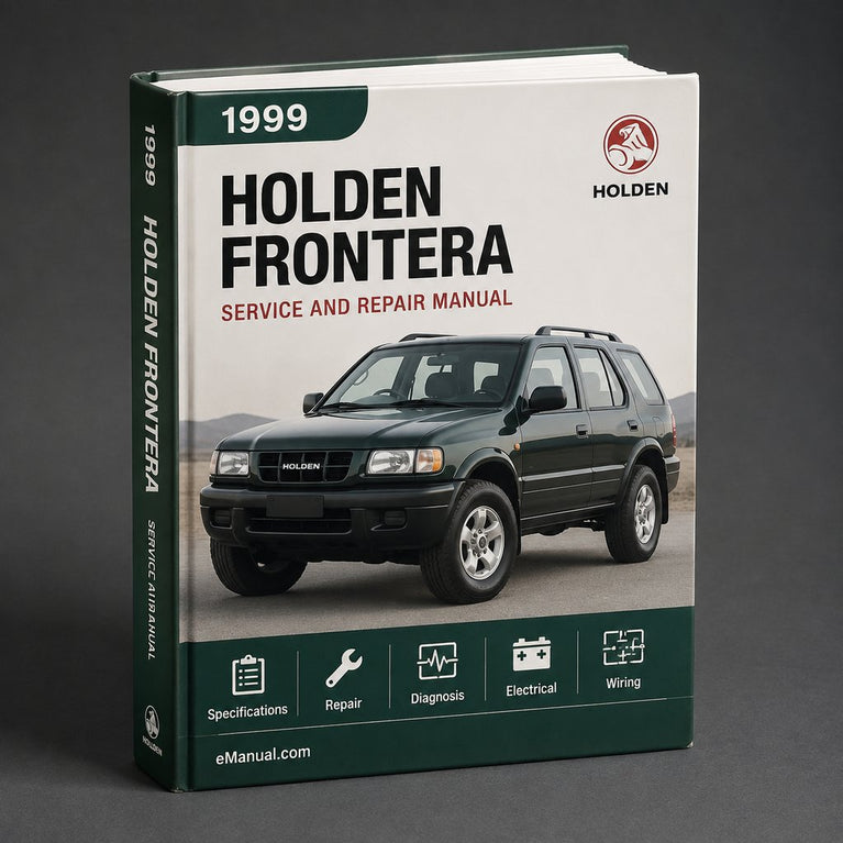 Holden Frontera 1999 2000 2001 2002 Repair Service Manual
