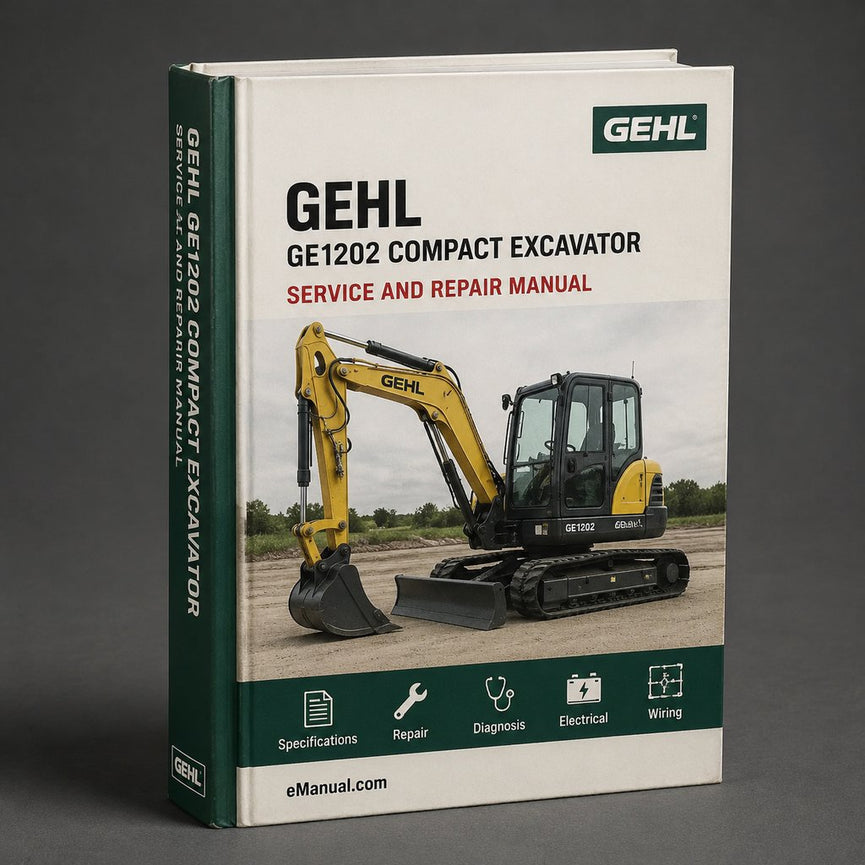 Gehl GE1202 Compact Excavator Parts Manual Download PDF