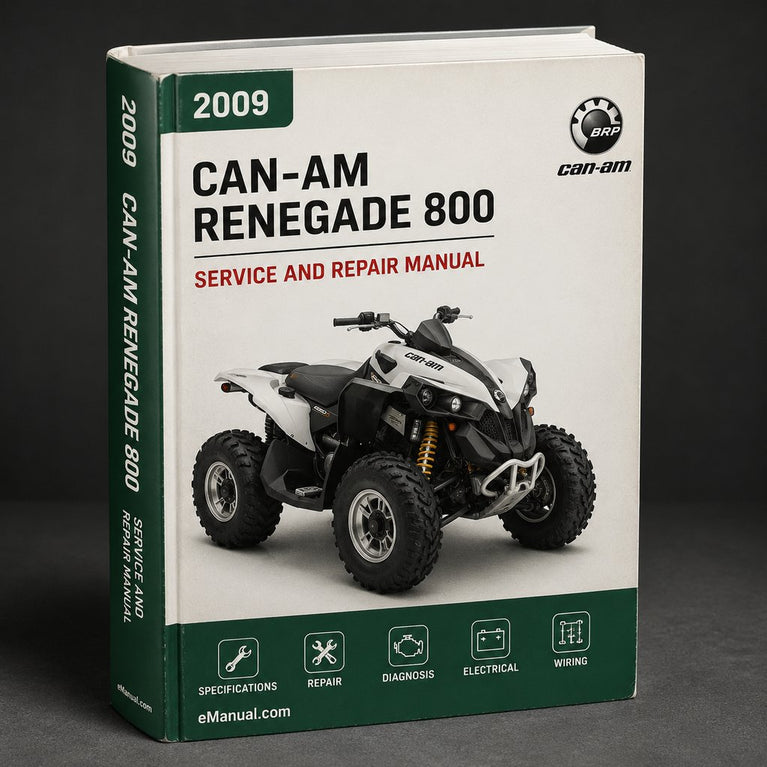 Can-Am Renegade 800 X 2009 2010 Repair Service Manual
