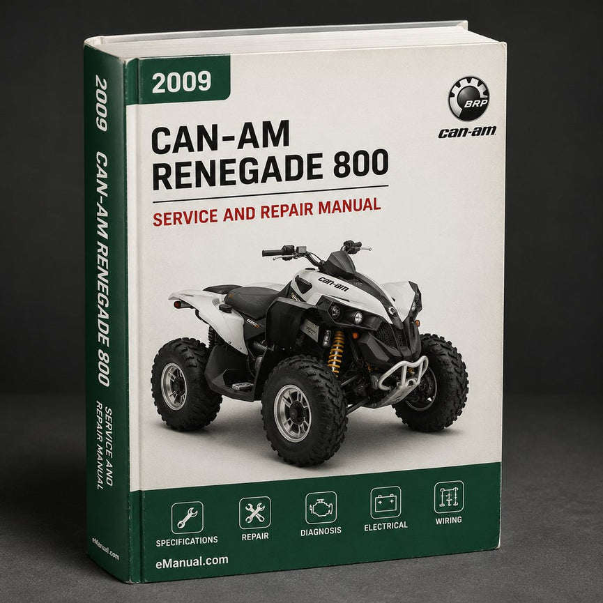 Can-Am Renegade 800 X 2009 2010 Repair Service Manual