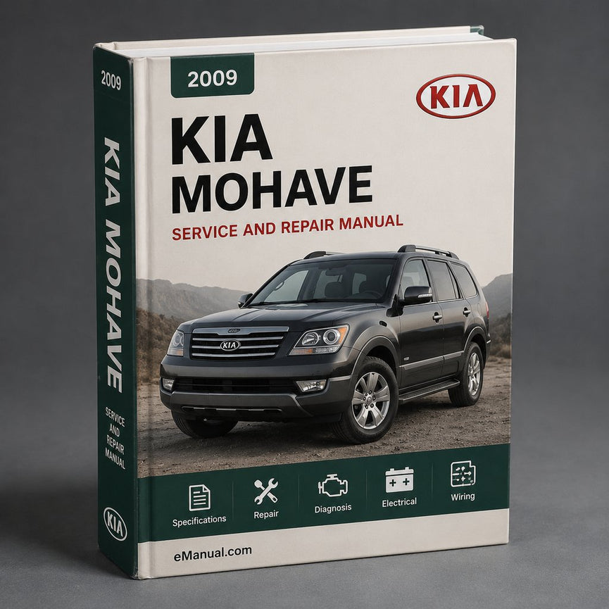 Kia Mohave 2009 Workshop Repair Service Manual