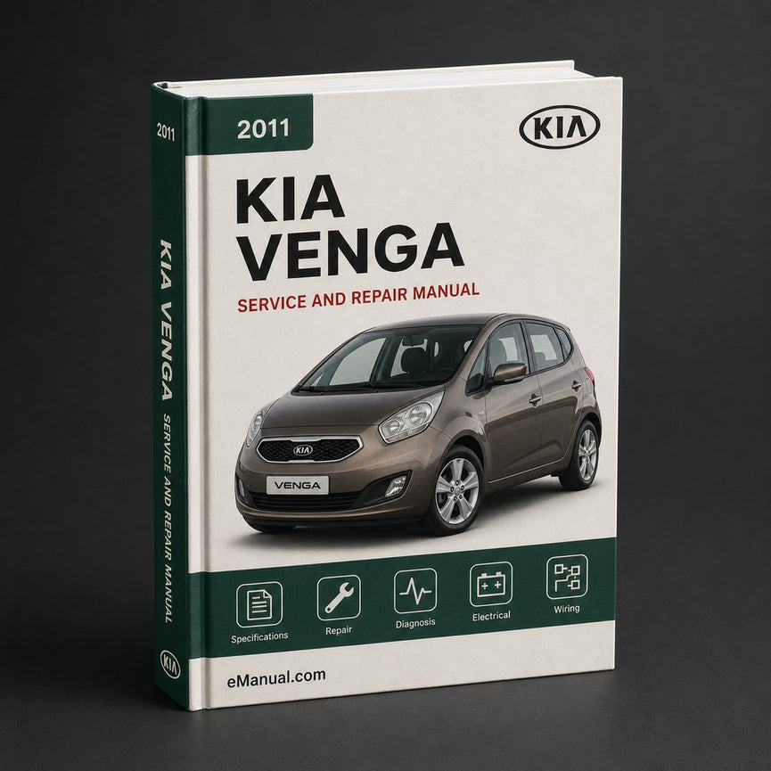 Kia Venga 2011 Workshop Repair Service Manual