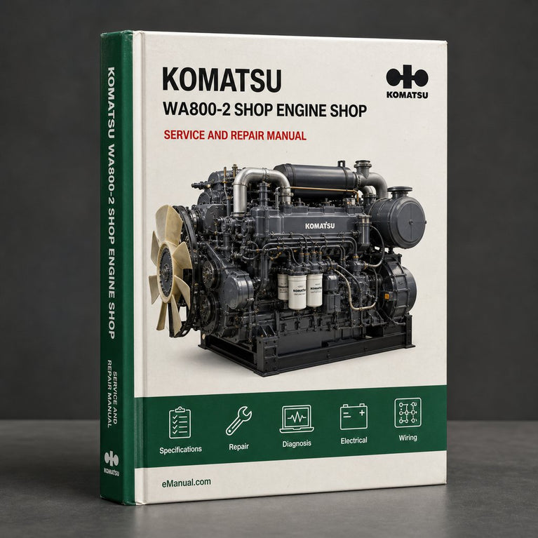 Komatsu WA800-2 shop Manual & engine shop Manual