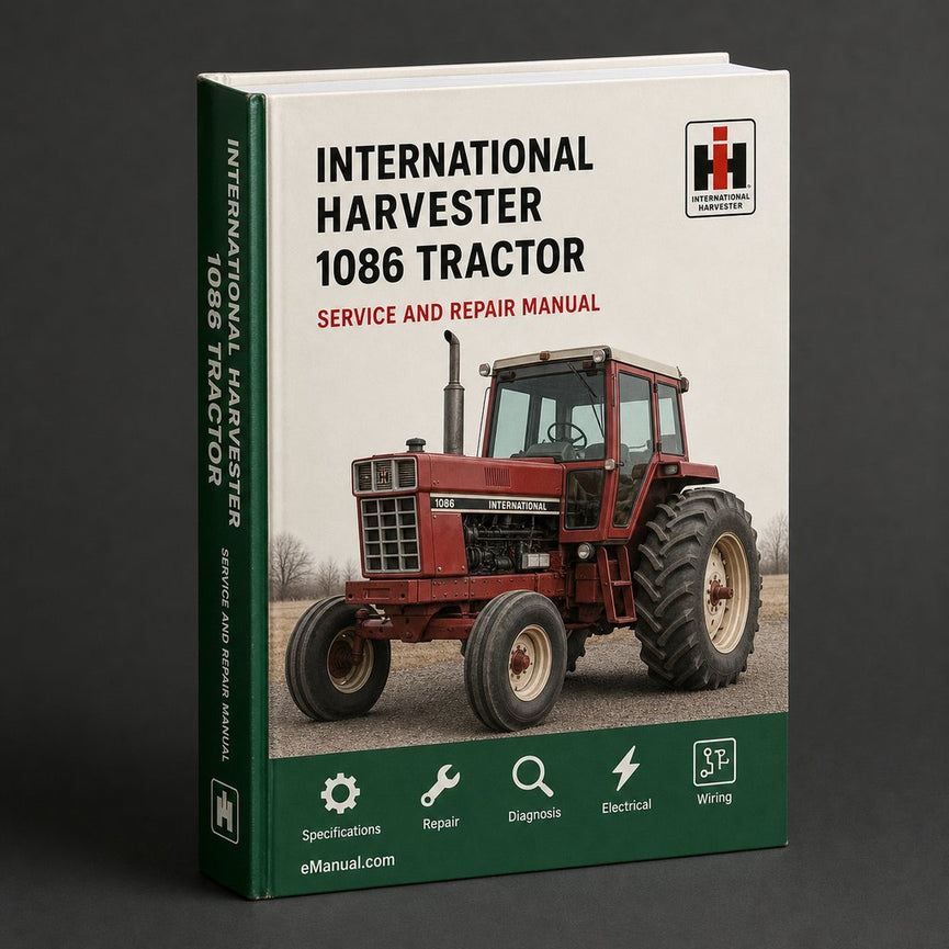 International Harvester 1086 Tractor Workshop Service Manual