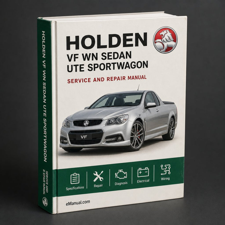 Holden VF WN Sedan Ute Sportwagon Caprice & HSV Complete Workshop Service Repair Manual