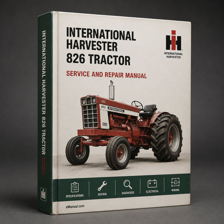 International Harvester 826 Tractor Workshop Service Manual