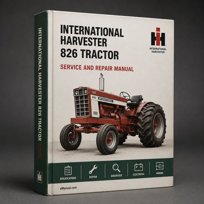 International Harvester 826 Tractor Workshop Service Manual