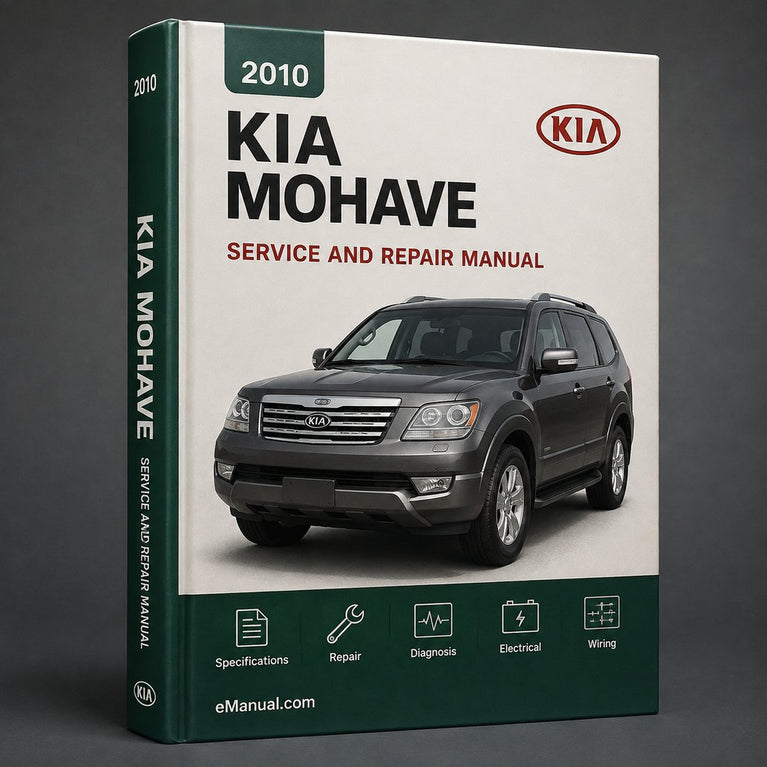 Kia Mohave 2010 Workshop Repair Service Manual