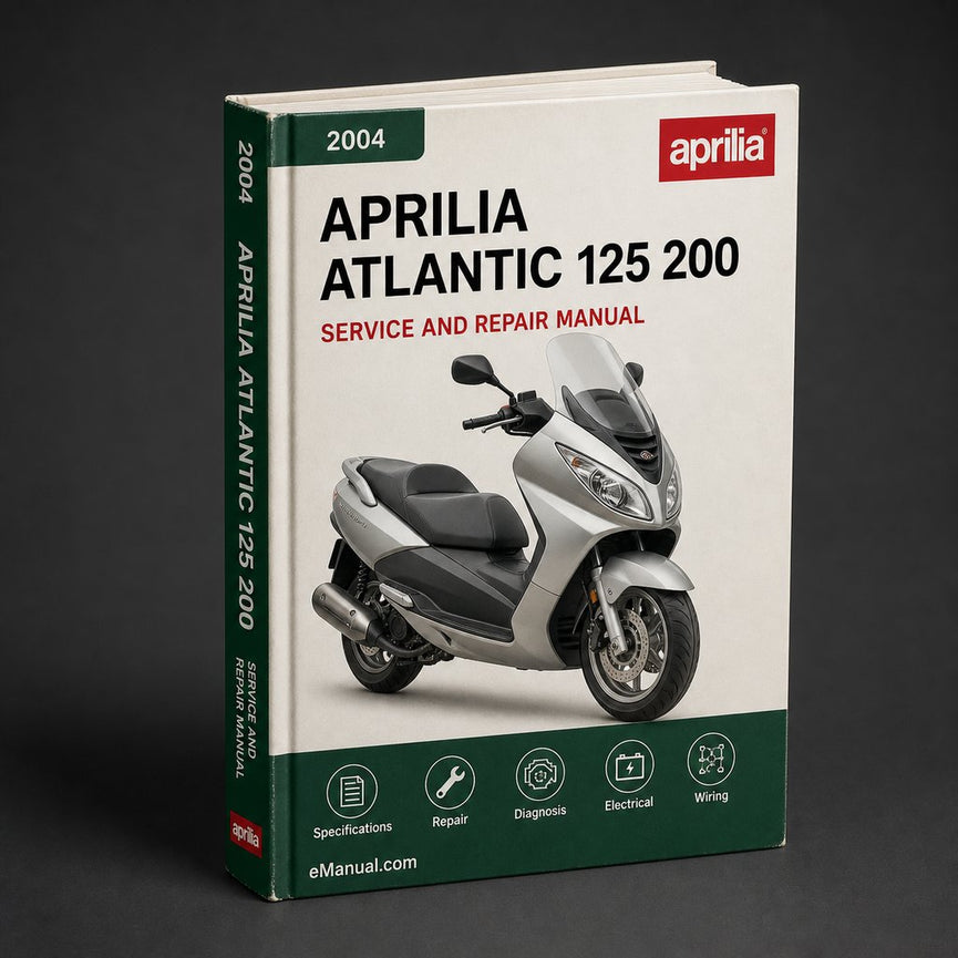 Aprilia Atlantic 125 200 2004 Workshop Repair Service Manual