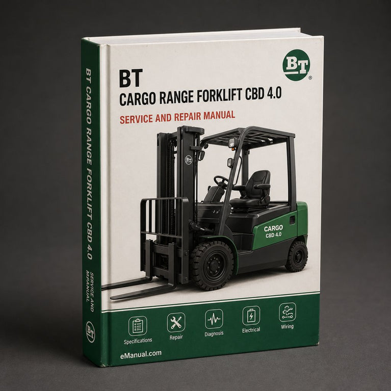 BT Cargo Range Forklift CBD 4.0 CBD 4.5 CBD 5.0 Workshop Service Manual