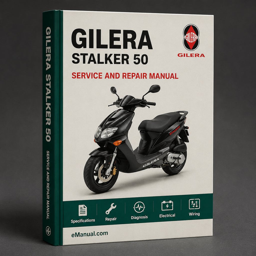 GILERA STALKER 50 Service Manual Workshop