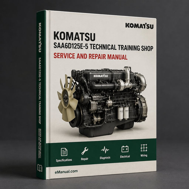 Komatsu SAA6D125E-5 technical training & shop Manual