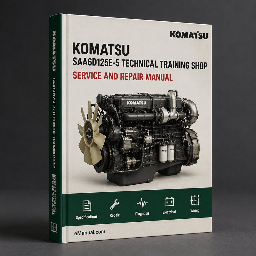 Komatsu SAA6D125E-5 technical training & shop Manual