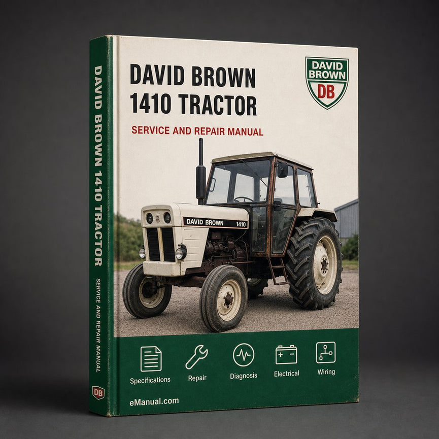 David Brown 1410 Tractor Workshop Repair Service Manual