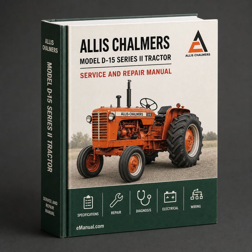 Allis Chalmers Model D-15 Series II Tractor Workshop Service Repair Manual