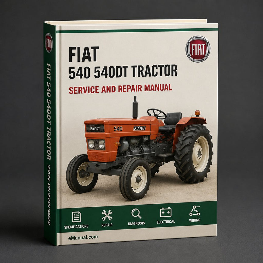 Fiat 540 540DT tractor Workshop Repair Service Manual