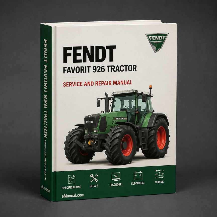 Fendt Favorit 926 Tractor Workshop Repair Service Manual