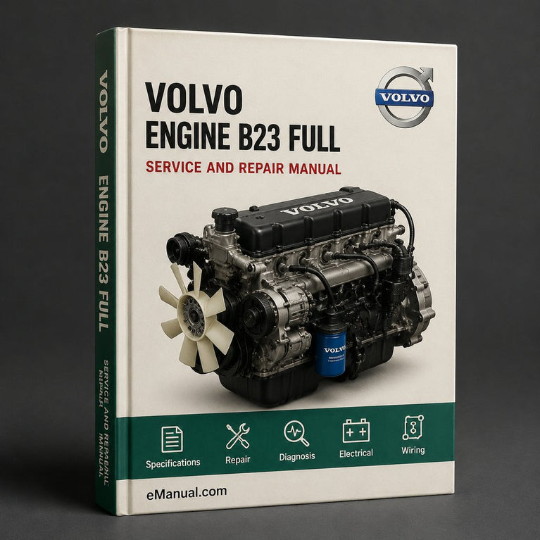 Volvo Engine B23 Full Service Repair Manual