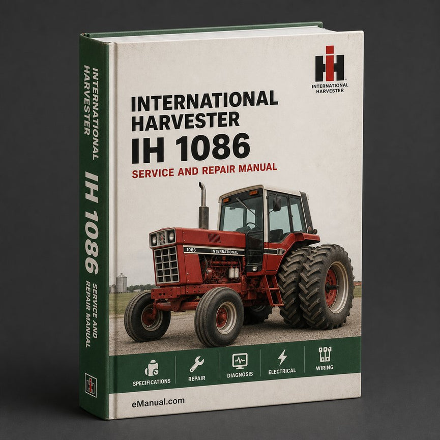 IH International Harvester 1086 Repair Service Manual