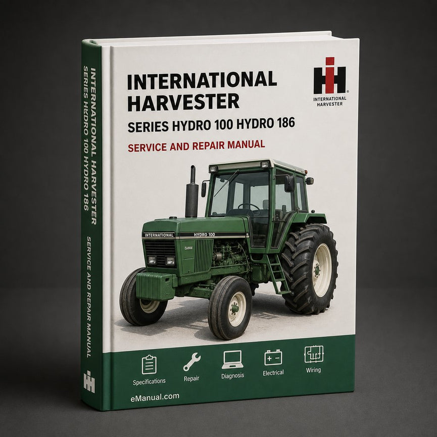 International Harvester Series Hydro 100 Hydro 186 1466 1468 1486 1566 1568 1586 Tractor Complete Workshop Service Repair Manual