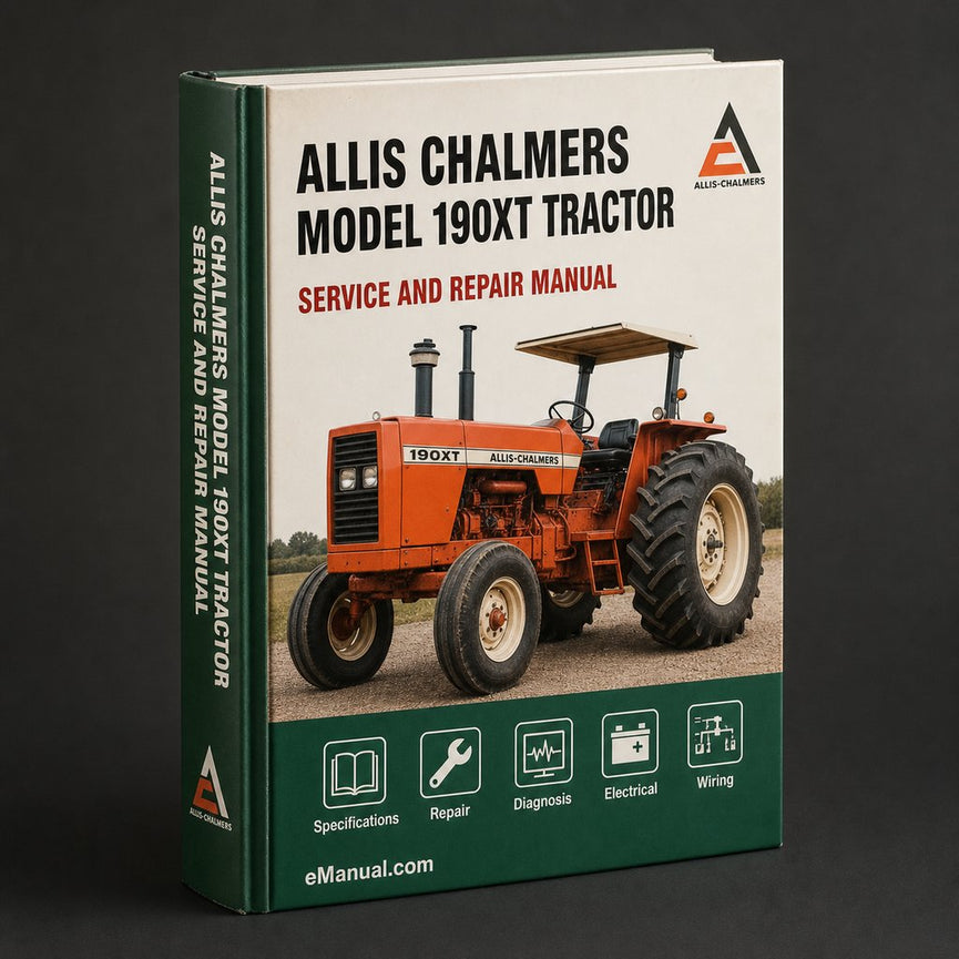 Allis Chalmers Model 190XT Tractor Workshop Service Manual