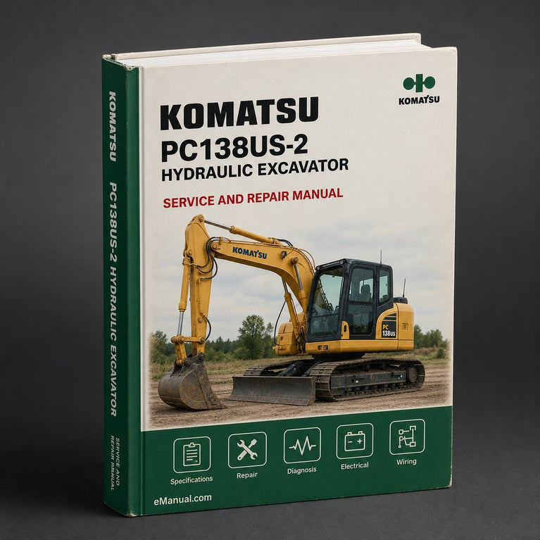 Komatsu PC138US-2 Hydraulic Excavator Workshop Service Repair Manual