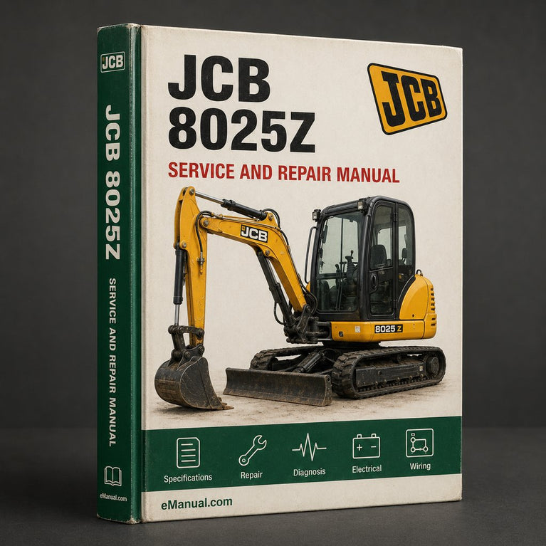 JCB 8025Z Service Repair Workshop Manual