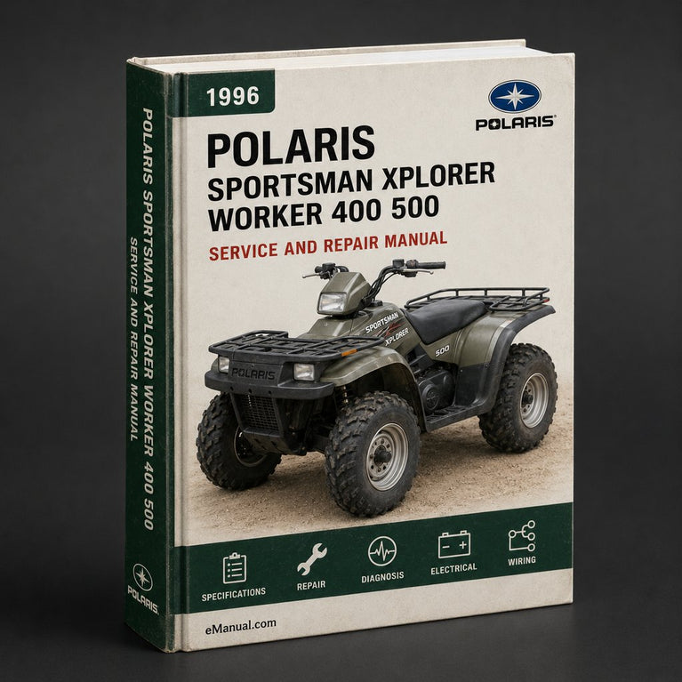 Polaris Sportsman Xplorer Worker 400 500 ATV All Terrain Vehicle 1996-2003 Service Repair Shop Manual Download PDF