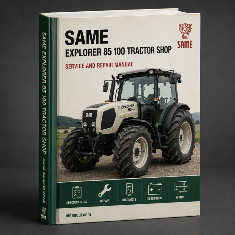 Same Explorer 3 85 3 100 Tractor Service Repair Shop Manual Download PDF